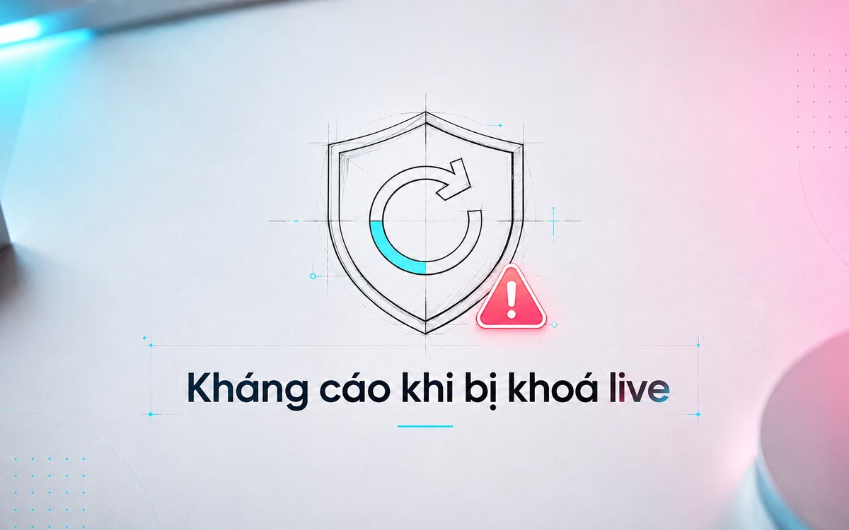 Bị cấm livestream oan? Cách kháng cáo đúng chuẩn
