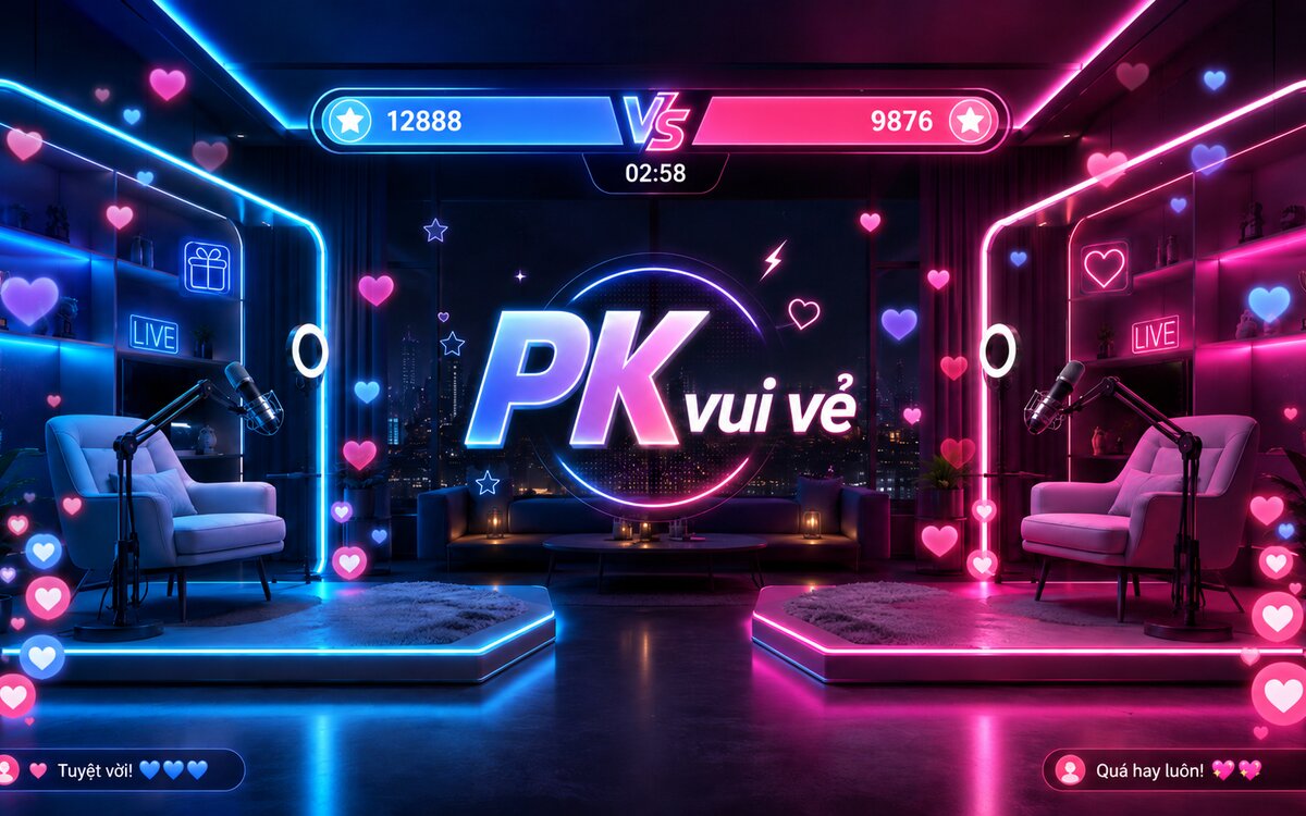 Kịch bản livestream PK vui vẻ dành cho người mới